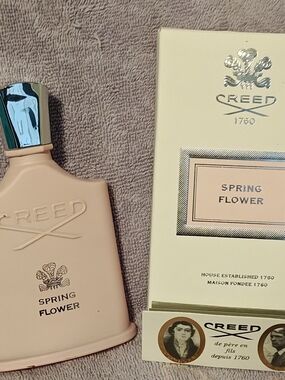 Creed Spring Flower Pale Pink Bottle with Silver Cap